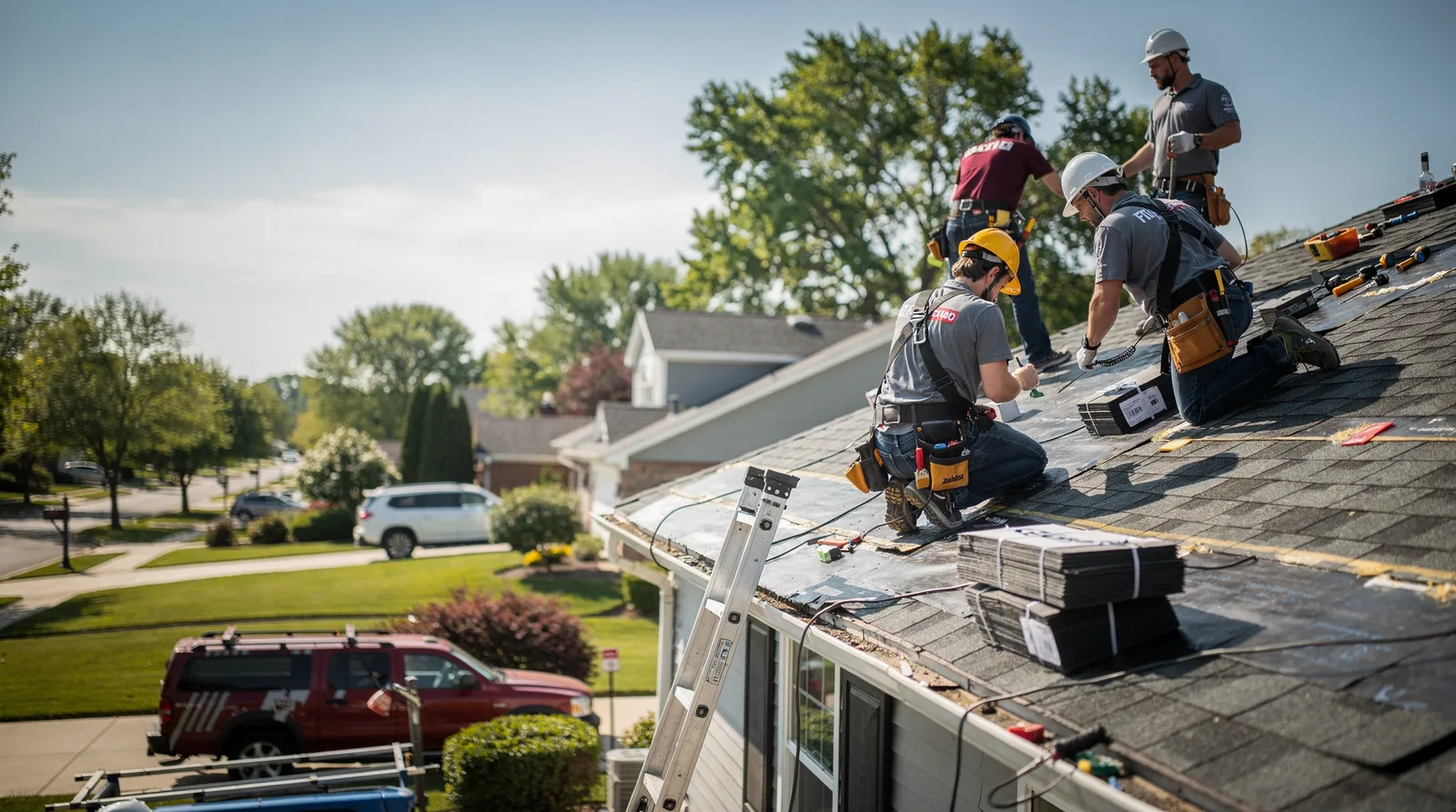 Roof Repair in Hickory Hills, IL around you